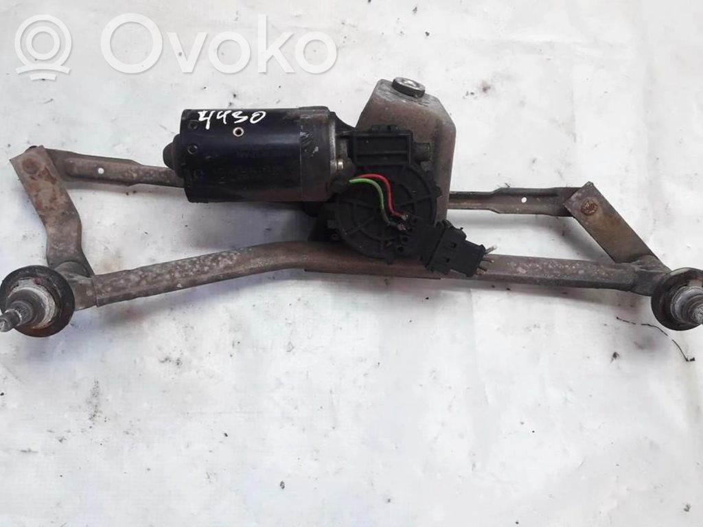 Peugeot 206 Mechanizm i silniczek wycieraczek szyby przedniej / czołowej 
