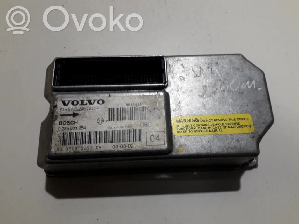 Volvo S60 Centralina/modulo airbag 