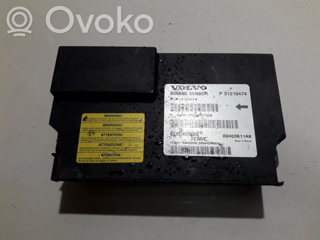 Volvo S80 Unitate/modul de comandă airbaguri 