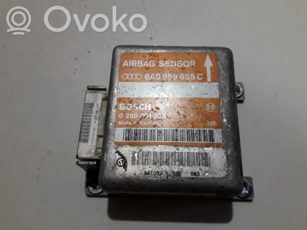 Unitate/modul de comandă airbaguri   0285001038,8A0959655C,0285001038,8A0959655C