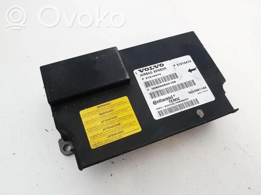 Volvo S80 Unitate/modul de comandă airbaguri 