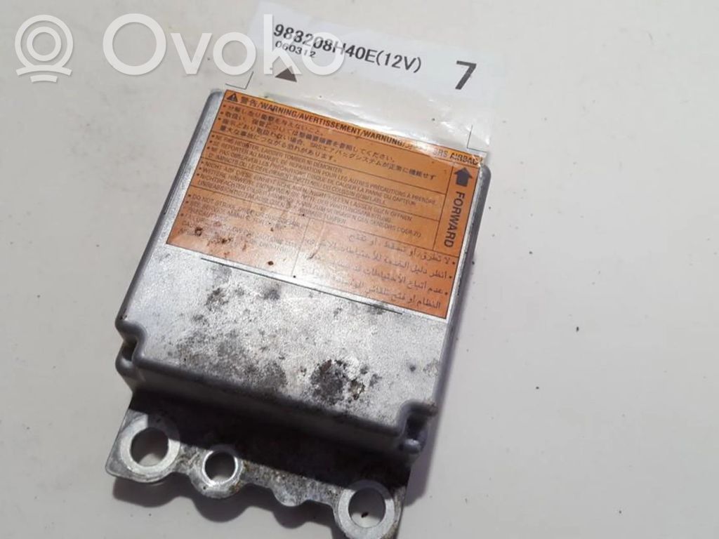 Nissan X-Trail T30 Unitate/modul de comandă airbaguri 