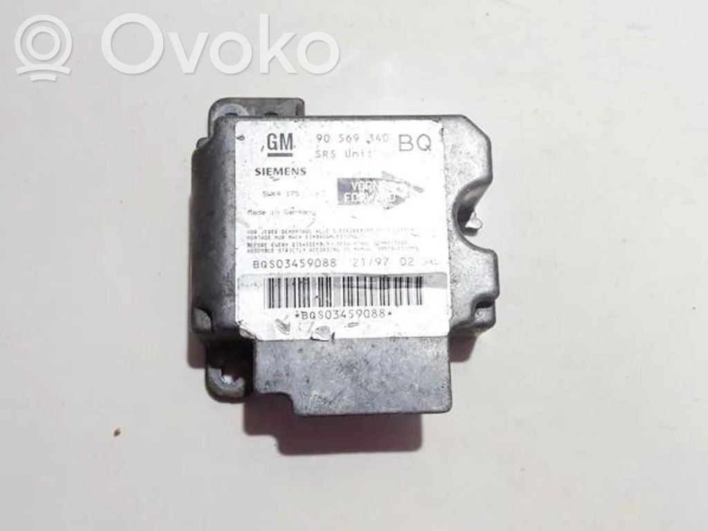 Opel Vectra B Module de contrôle airbag