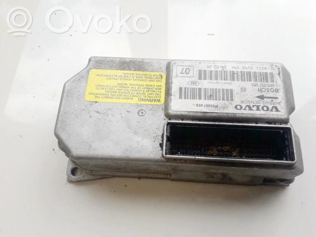Centralina/modulo airbag   0285001655,P30667469,0285001655,P30667469
