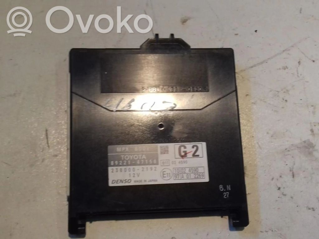 Toyota Prius (XW30) Alte unități/module de control 