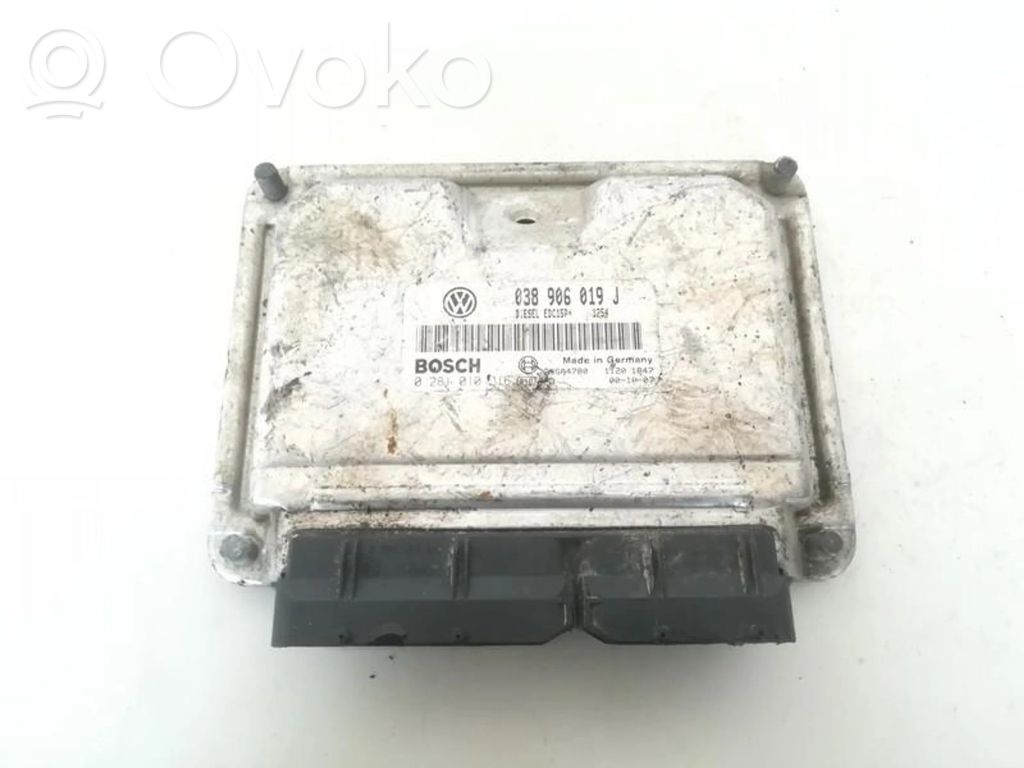 Engine control unit/module   038906019J,0281010016,0281010016,038906019J