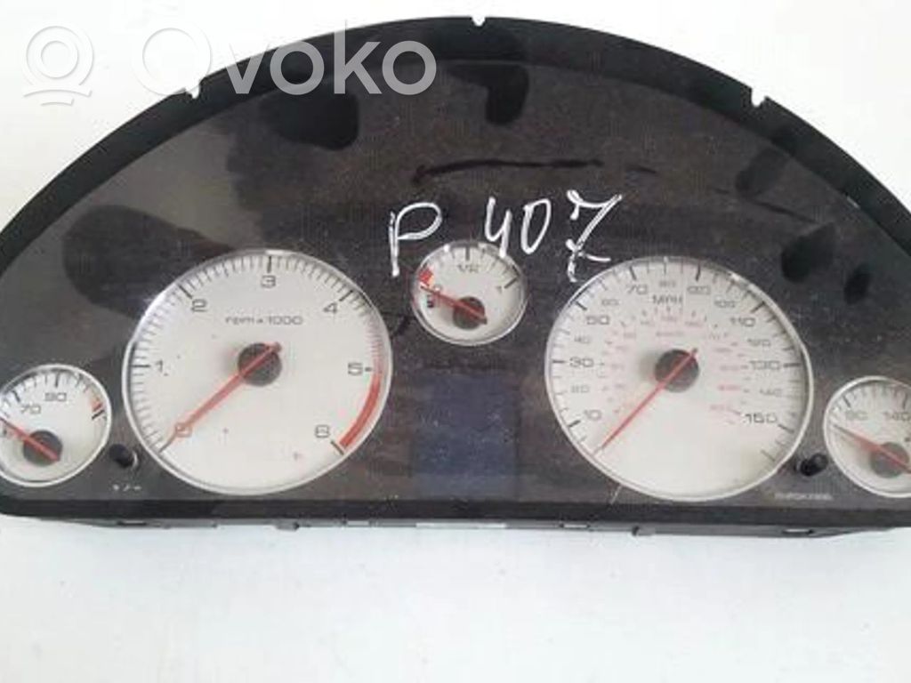 Peugeot 407 Vitezometru (grup de instrumente) 