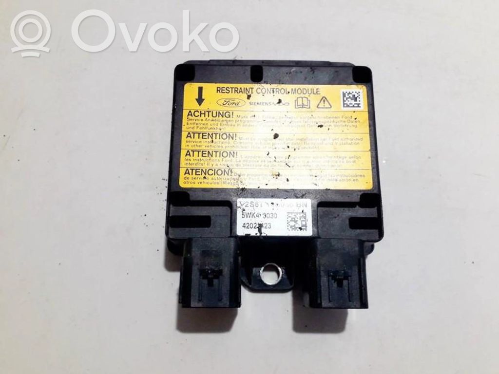 Centralina/modulo airbag   2S6T14B056BN,5WK43030,2S6T14B056BN,3030,5WK4