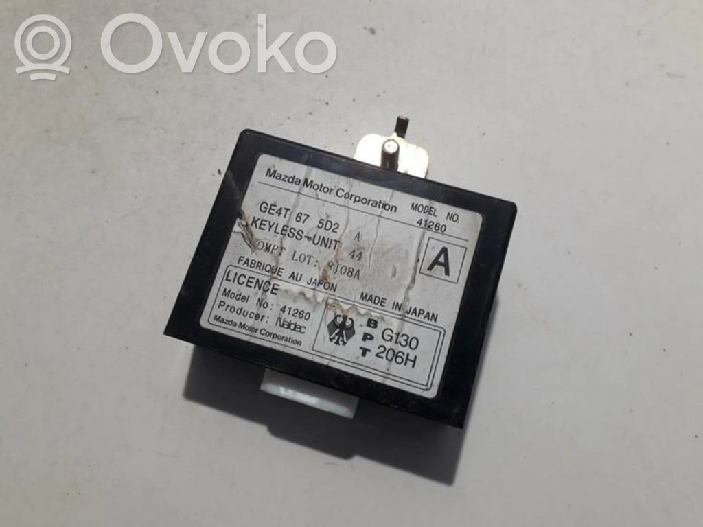 Unidad de control/módulo inmovilizadora   GE4T675G2,GE4T675G2