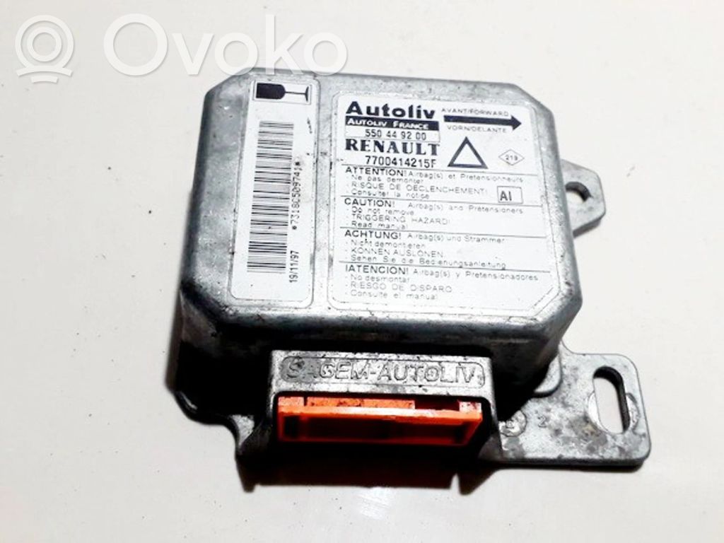 Renault Laguna I Airbag control unit/module 