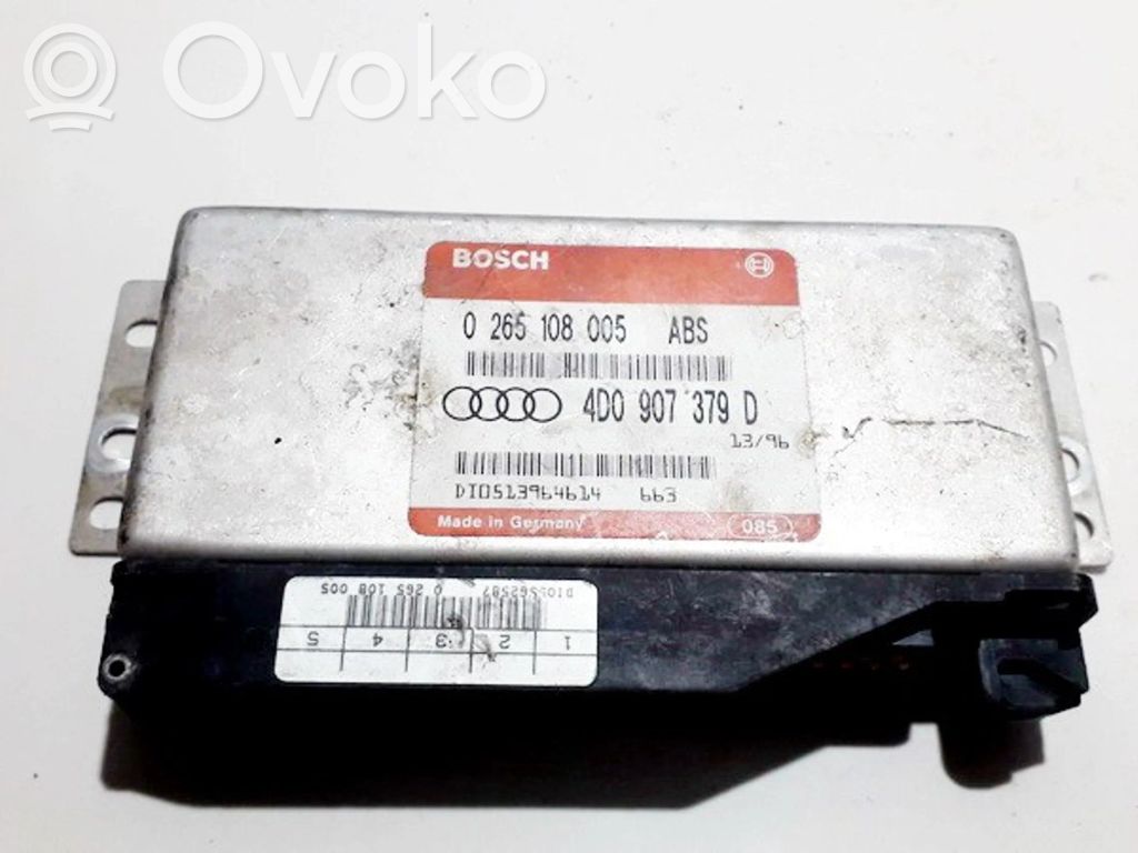 Sterownik / moduł ABS   0265108005,4D0907379D,0265108005
