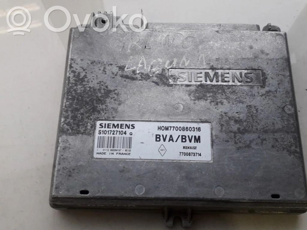 Unidad de control/módulo del motor   7700873714,S101727104,7700873714,S101727104