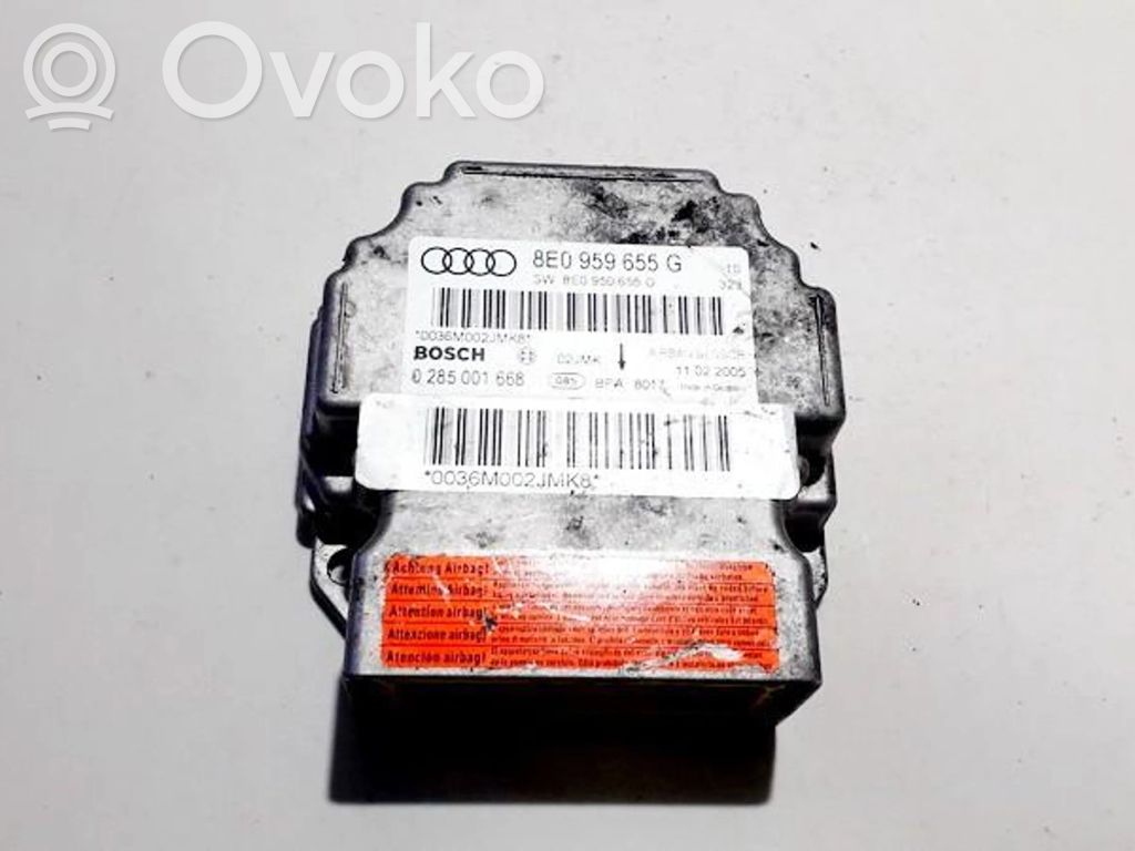 Audi A4 S4 B7 8E 8H Centralina/modulo airbag
