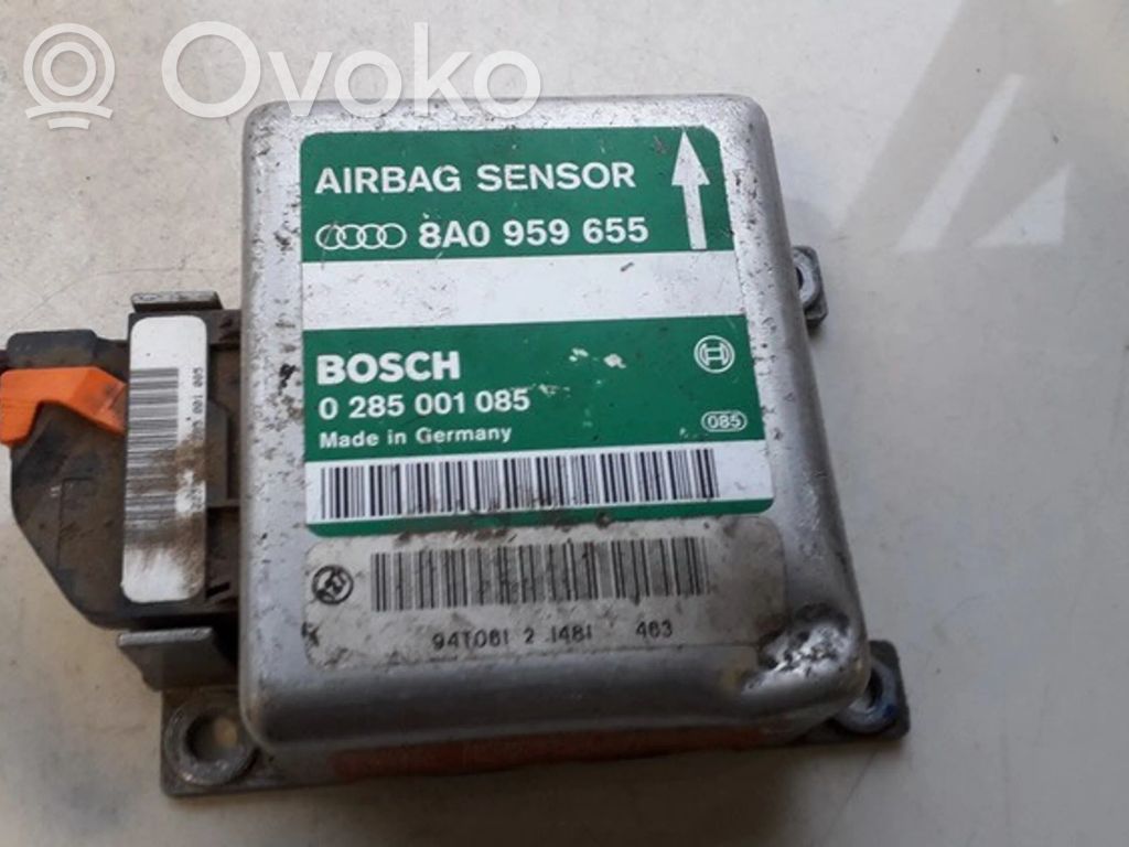 Unidad de control/módulo del Airbag   8A0959655,0285001085,0285001085,8A0959655