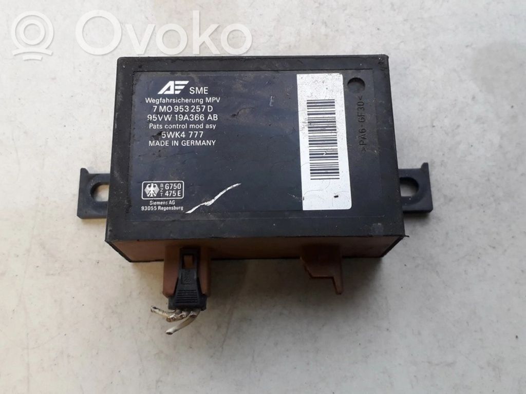 Ford Galaxy Unitate/modul comandă imobilizator 