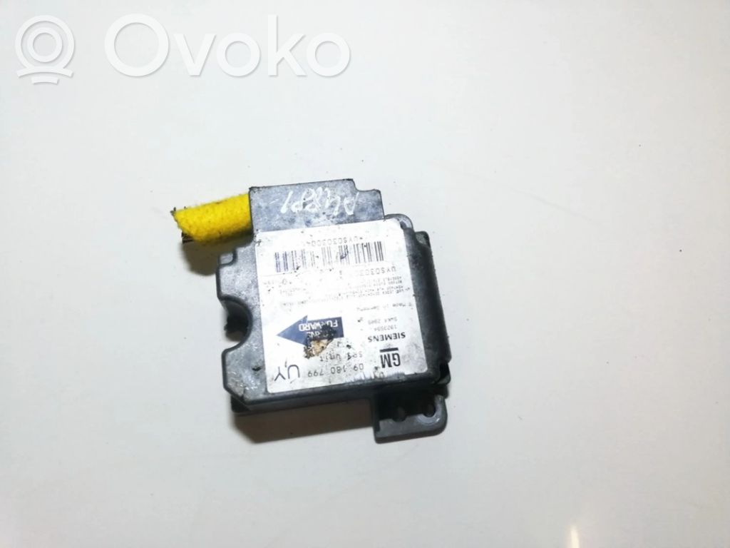 Module de contrôle airbag   09180799,1923594,09180799,1923594,5WK42905