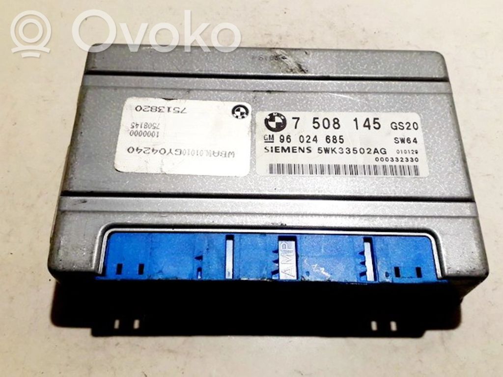 Unidad de control/módulo de la caja de cambios   7508145,96024685,7508145