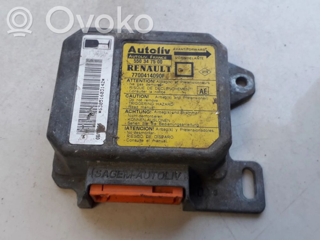 Renault Megane I Unitate/modul de comandă airbaguri 