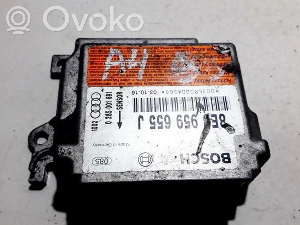 Audi A4 S4 B6 8E 8H Centralina/modulo airbag