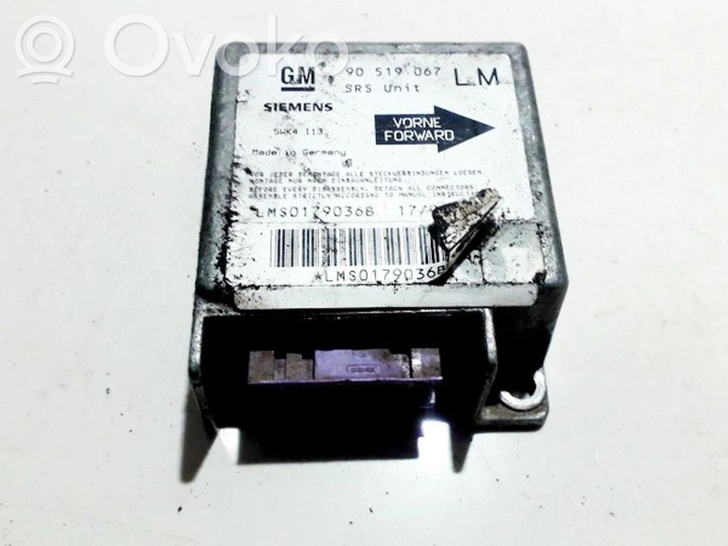 Centralina/modulo airbag   90519067,90519067,90519067