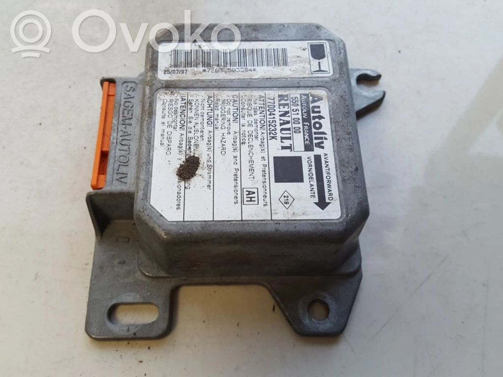 Renault Scenic I Unitate/modul de comandă airbaguri 