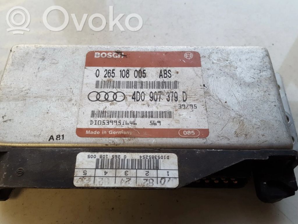 Sterownik / moduł ABS   0265108005,4D0907379D,0265108005,4D0907379D