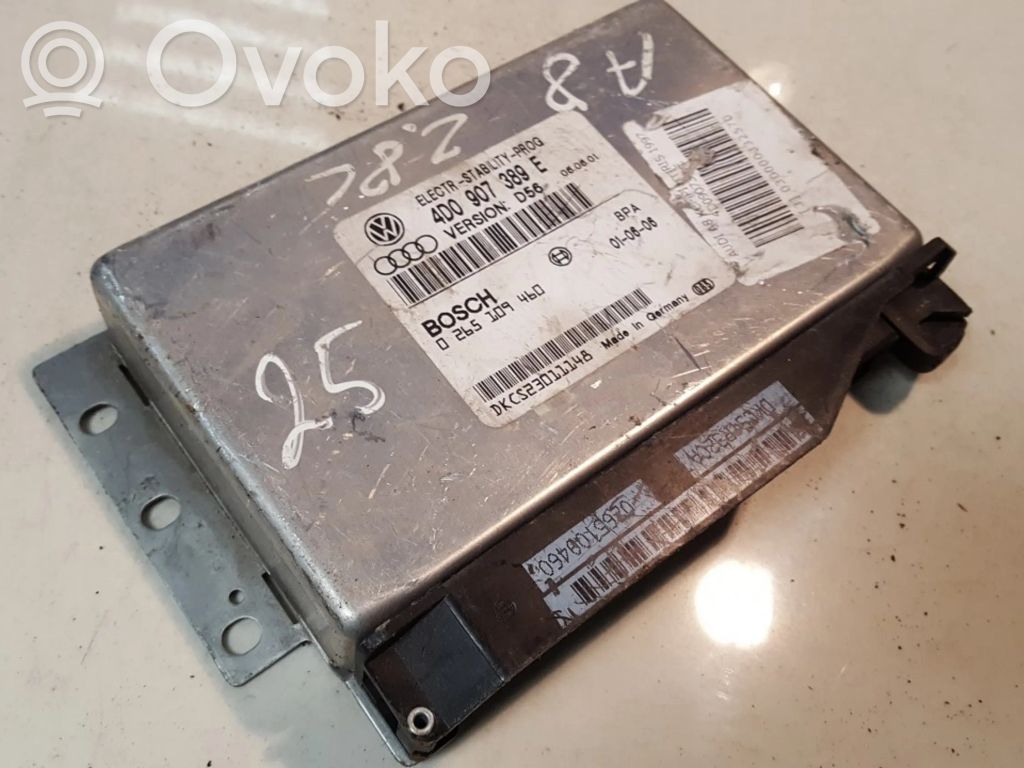 ESP-Steuergerät   4D0907389E,0265109460,0265109460,4D0907389E