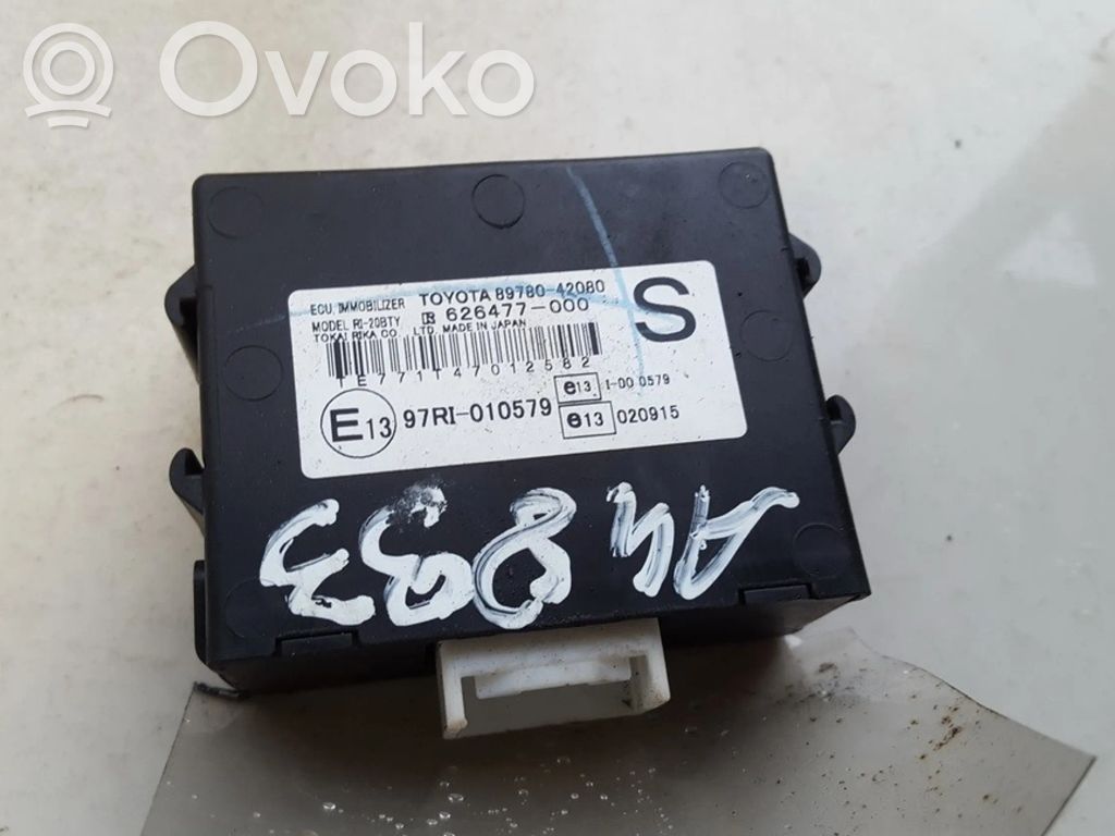 Toyota RAV 4 (XA20) Unitate/modul comandă imobilizator 