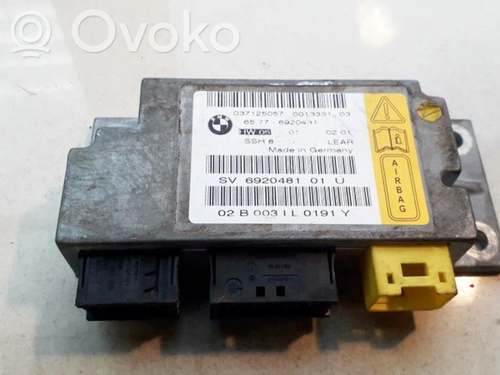 BMW 7 E65 E66 Sterownik / Moduł Airbag 
