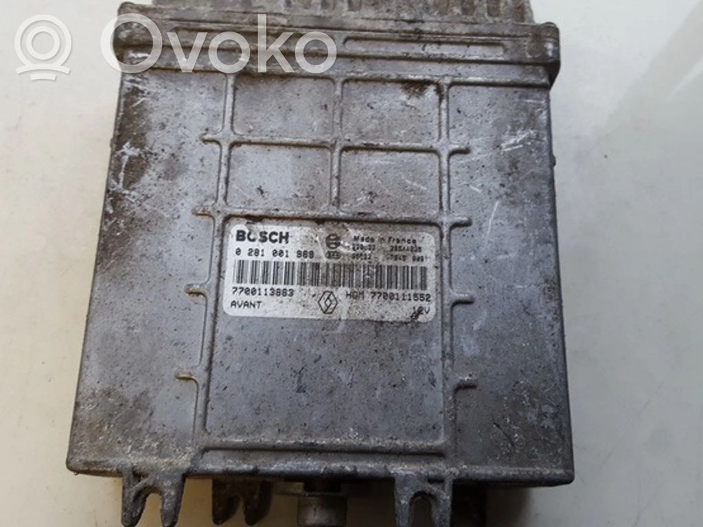 Renault Megane I Unitate/modul de control motor