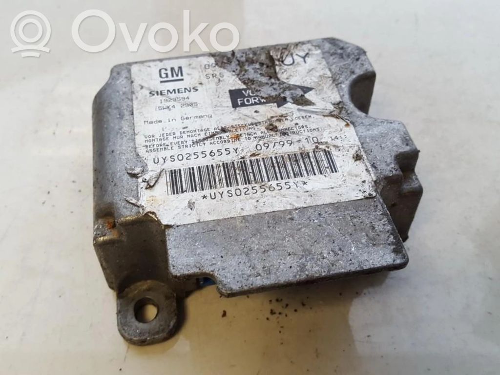Opel Astra G Centralina/modulo airbag 
