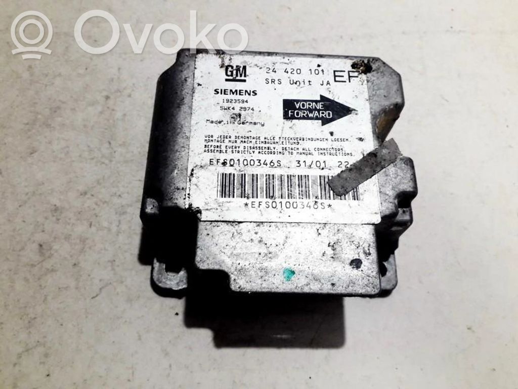 Airbag control unit/module   24420101,1923594,1923594,24420101,2974,5WK4