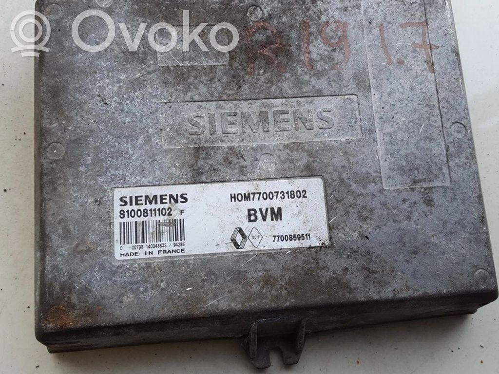 Renault 19 Engine control unit/module 