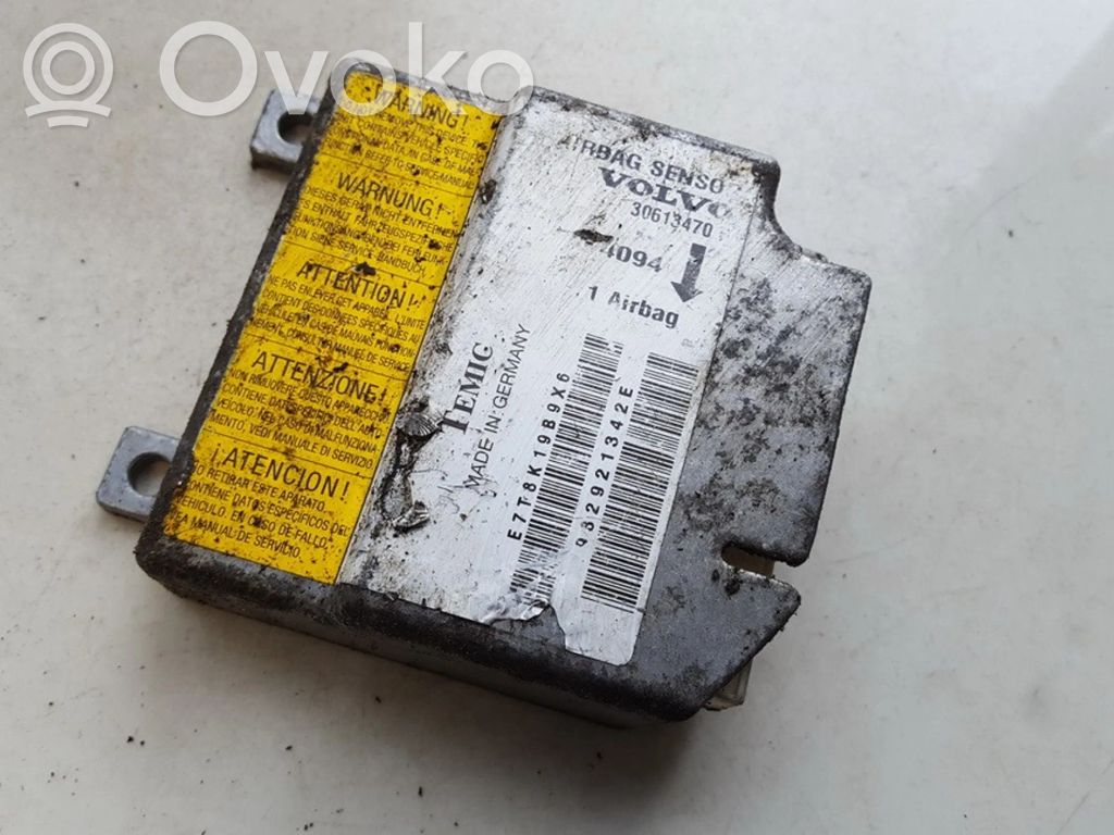 Volvo S40, V40 Centralina/modulo airbag 