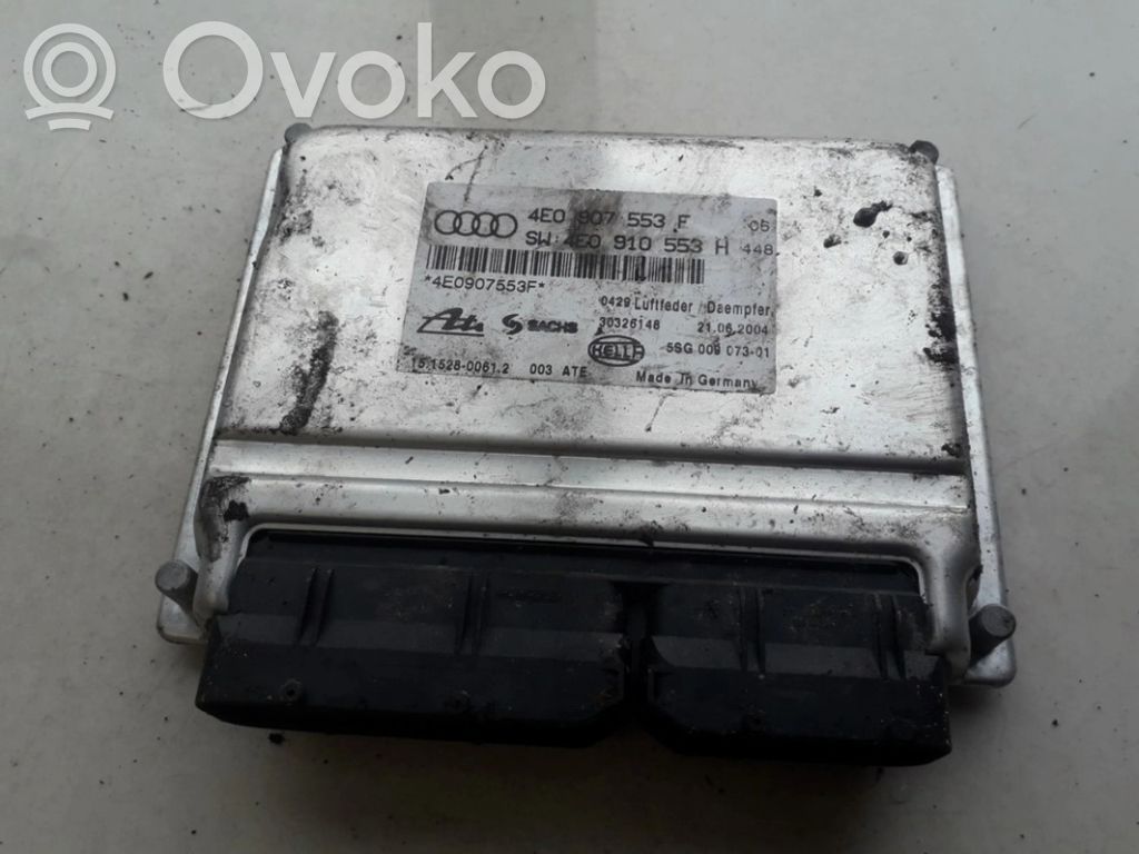 Audi A8 S8 D3 4E Sterownik / Moduł tylnego zawieszenia pneumatycznego 