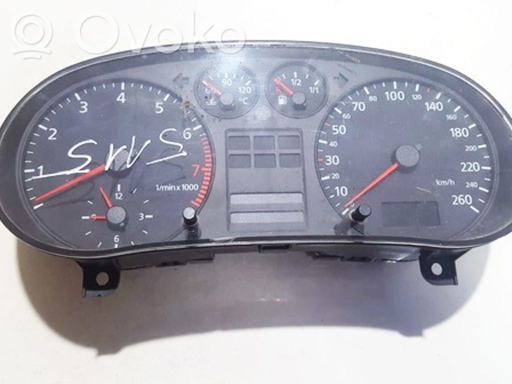 Audi A3 S3 8L Tachimetro (quadro strumenti)
