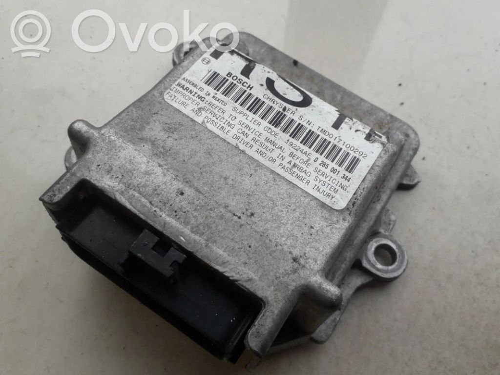 Module de contrôle airbag   04686602AG,0285001344,0285001344,04686602AG