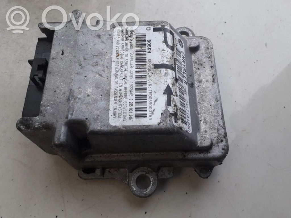 Module de contrôle airbag   04671419AD,0285001346,0285001346,04671419AD