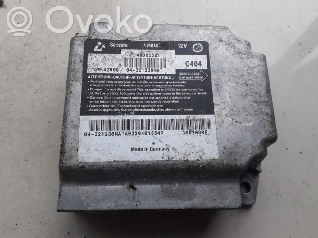 Fiat Stilo Unitate/modul de comandă airbaguri 