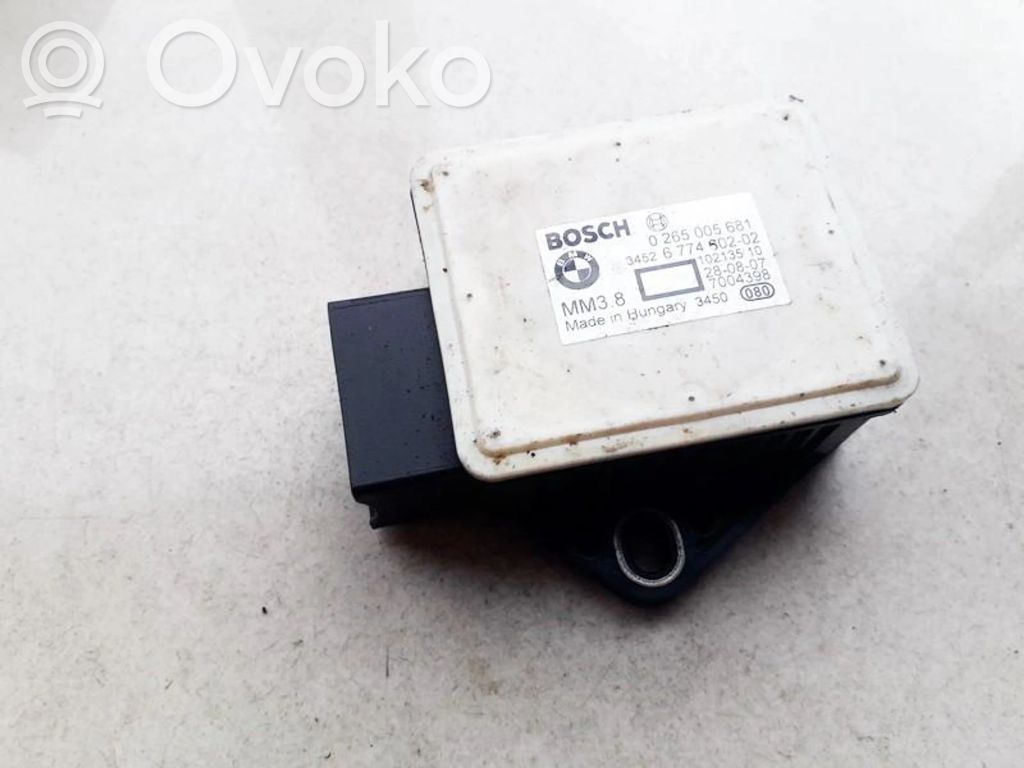 ESP acceleration yaw rate sensor   0265005681,3452677460202,0265005681,3452,60202
