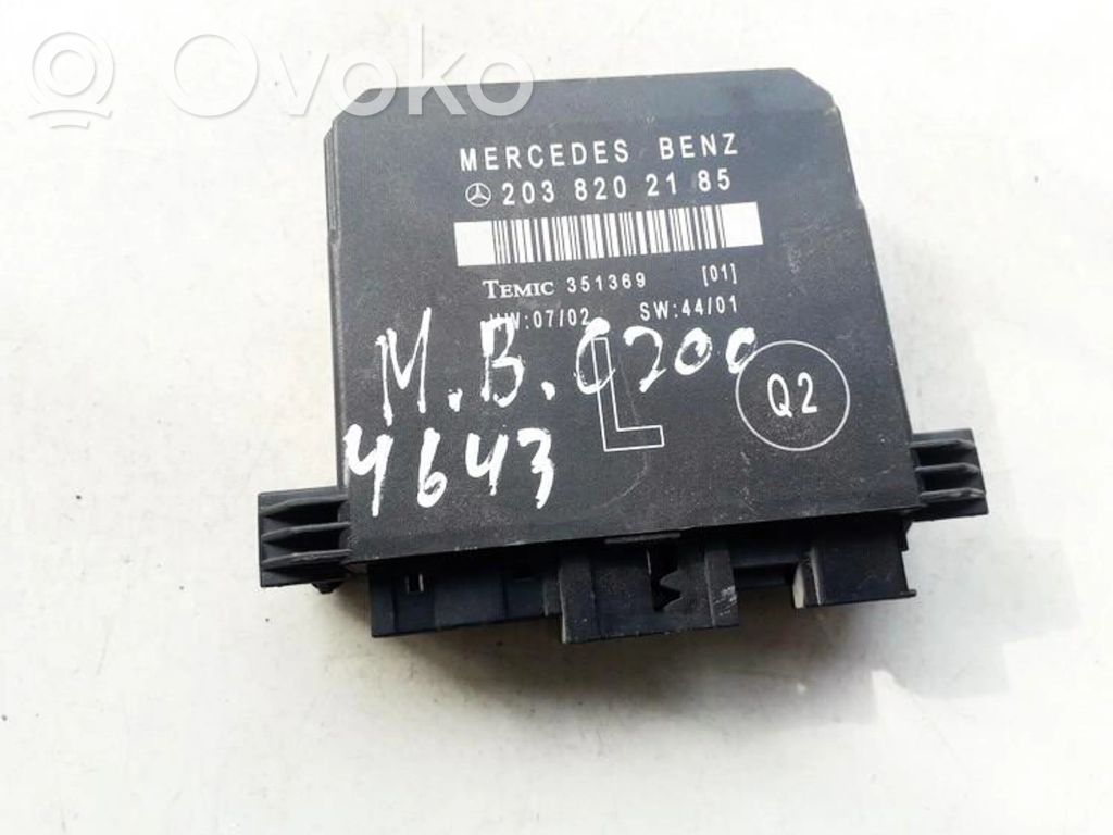 Unité de commande module de porte   2038202185,2038202185