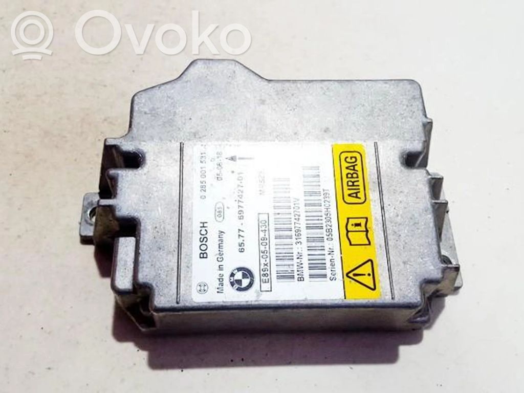 Unidad de control/módulo del Airbag   6577697742701,0285001531,05B2305H0239T,31697742701V,6577697742701