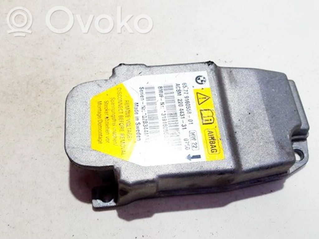 Unidad de control/módulo del Airbag   65779160558,ACSM220443131,07B344MA2144E,31916055801V,443131,65779160558,ACSM