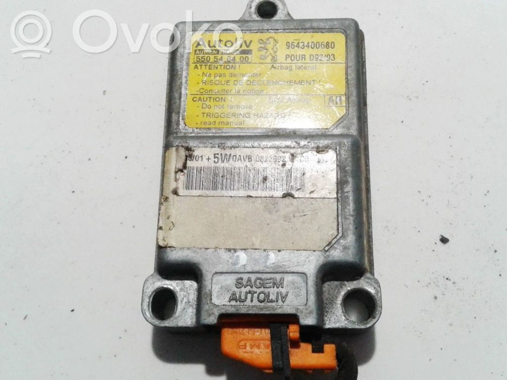Peugeot 406 Centralina/modulo airbag 