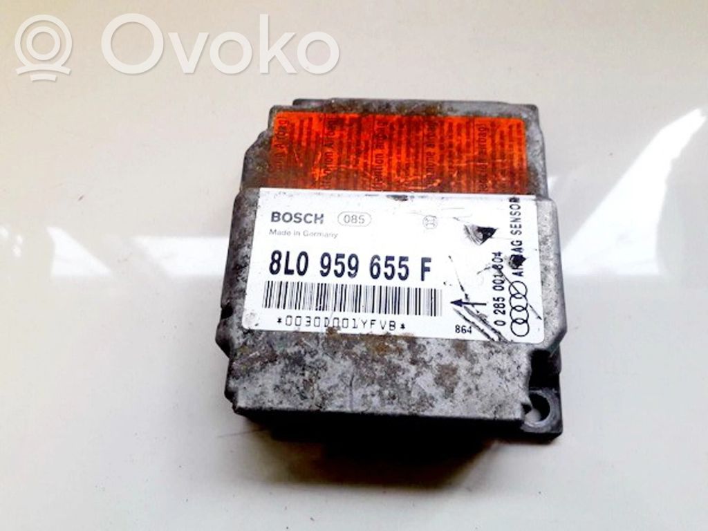 Module de contrôle airbag   8L0959655F,0285001304,8L0959655F