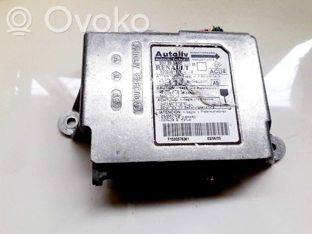 Renault Scenic II -  Grand scenic II Unitate/modul de comandă airbaguri 