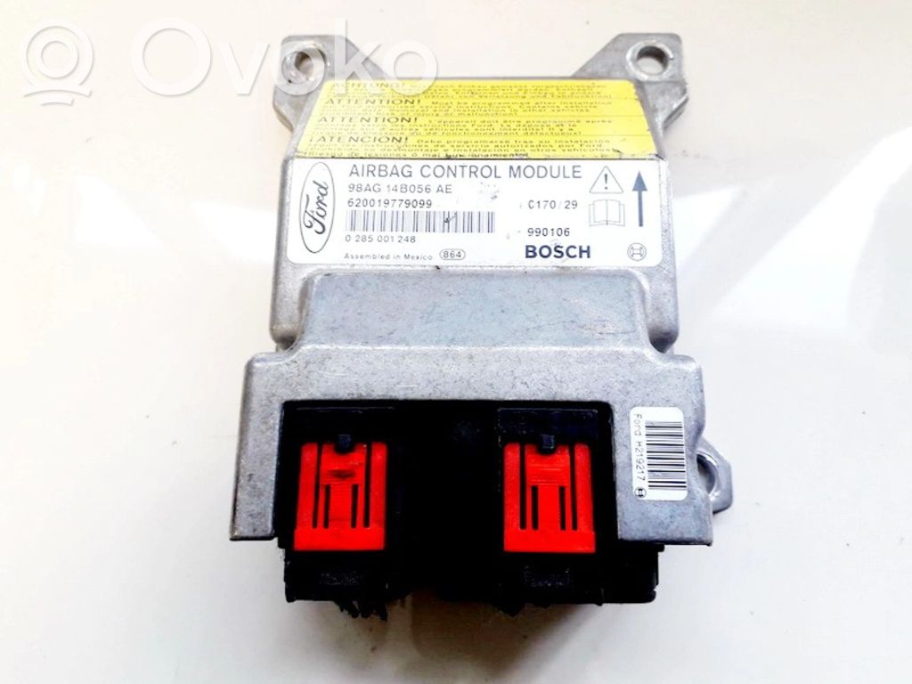 Unidad de control/módulo del Airbag   98AG14B056AE,620019779099,620019779099,98AG14B056AE,990106