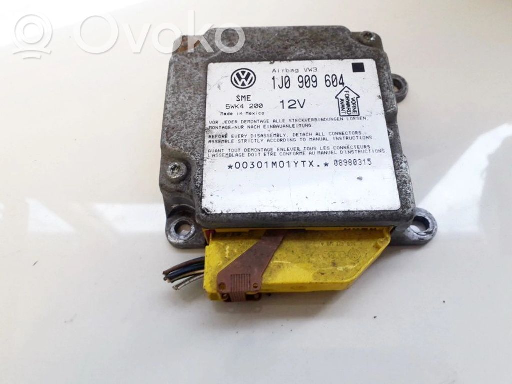 Centralina/modulo airbag   1J0909604,5WK4200,08980315,1J0909604,5WK4