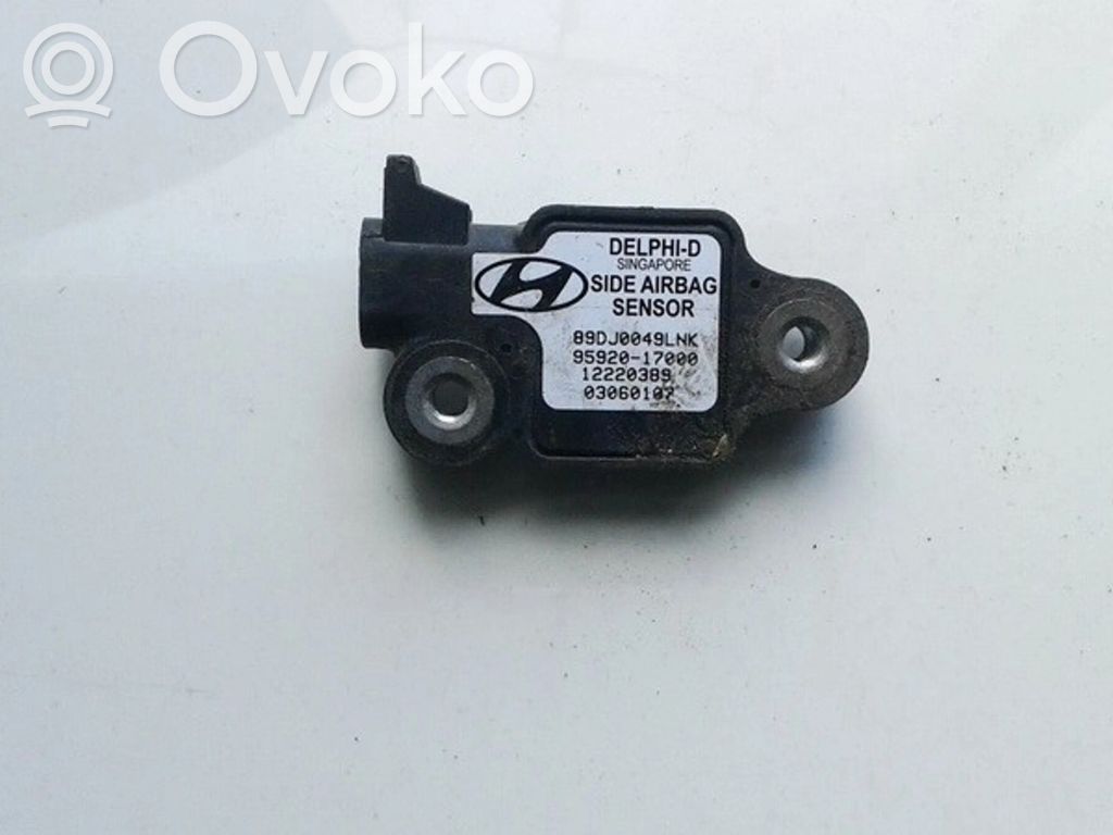 Hyundai Matrix Senzor impact/declanșare airbag 