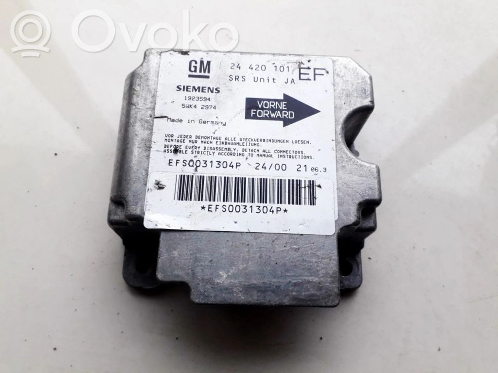 Opel Omega B2 Centralina/modulo airbag 